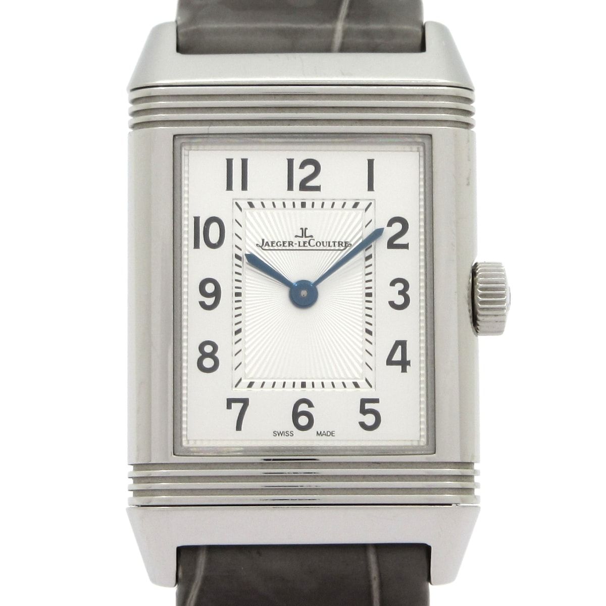 JAEGER-LECOULTRE (Jaeger-LeCoultre) Reverso Classic Small 211.8.47/Q2618432 Women's SS/Alligator Strap Silver