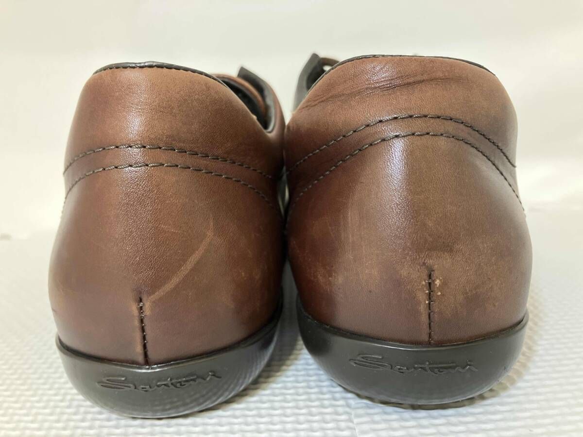 SANTONI サントーニ レザースニーカー革 レースアップシューズ サイズ7