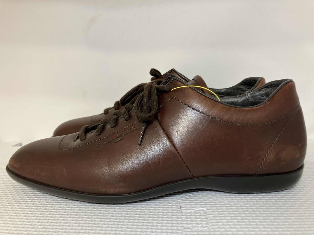 SANTONI サントーニ レザースニーカー革 レースアップシューズ サイズ7