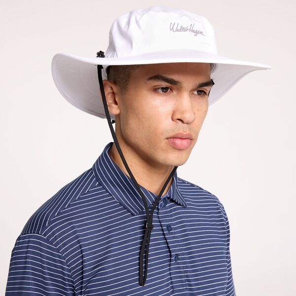 ウォルターヘーゲン メンズ アクセサリー 帽子 Walter Hagen Mens Wide Brim Sun Hat White ホワイト