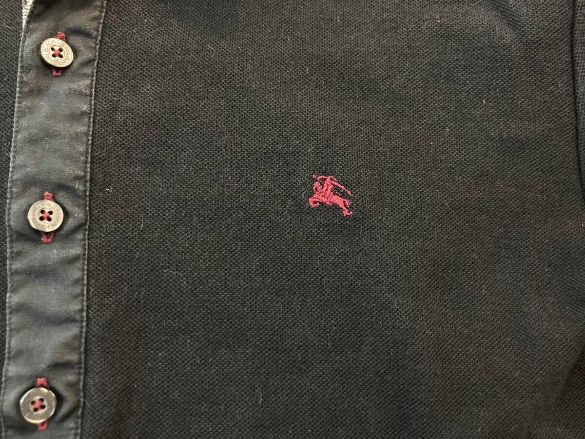 BURBERRY BLACK LABEL バーバリー・ブラックレーベル 半袖ポロシャツ