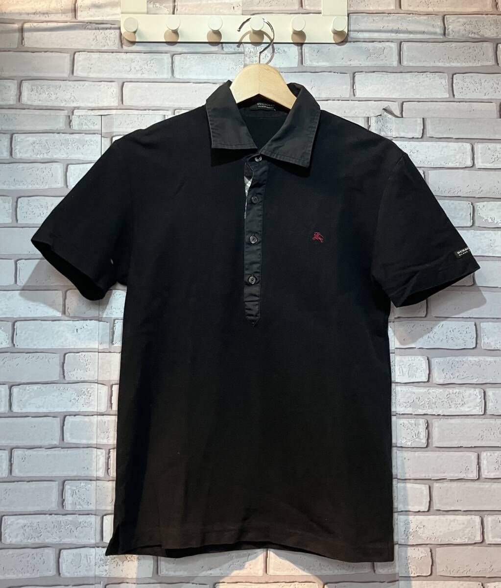 BURBERRY BLACK LABEL バーバリー・ブラックレーベル 半袖ポロシャツ