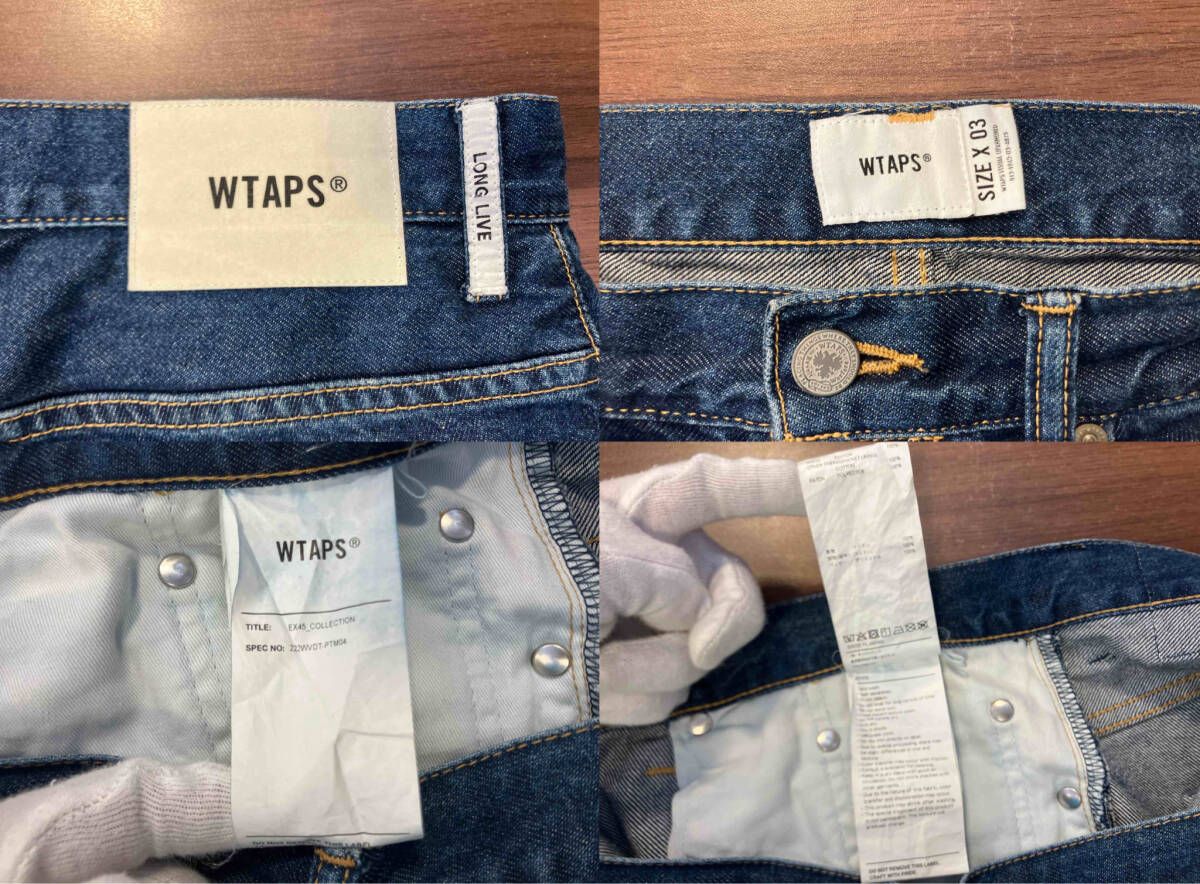 WTAPS ダブルタップス ジーンズ デニム 日本製 インディゴブルー EX45
