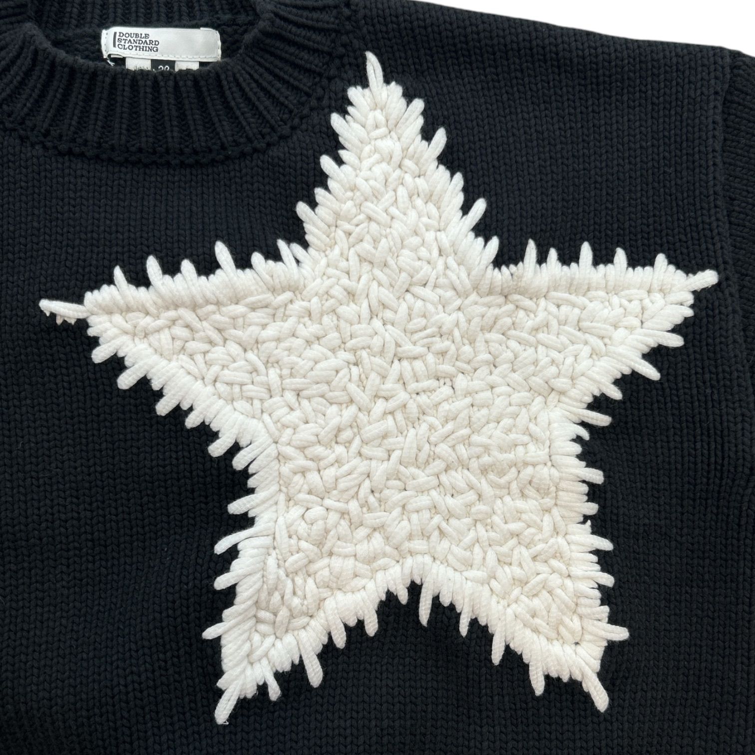 DOUBLE STANDARD CLOTHING - 極美品❣️ ダブルスタンダード 星柄 セーター ニット 38 DOUBLE STANDARD CLOTHING ダブルスタンダードクロージング スター