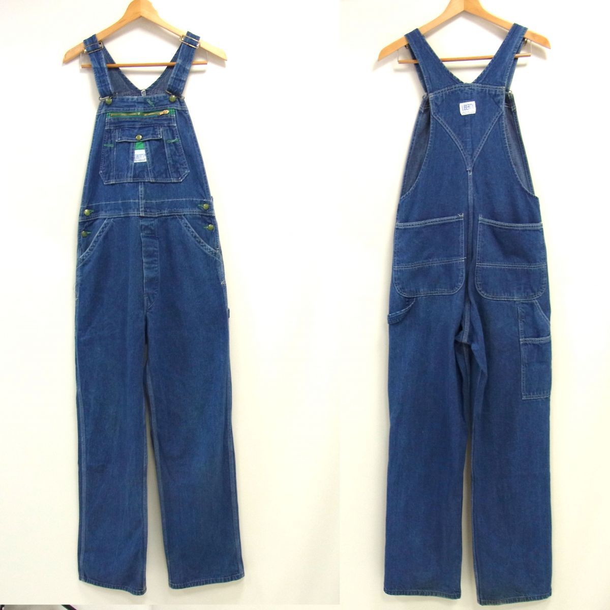 90s USA製☆LIBERTY デニム オーバーオール W33 リバティ 1996年製