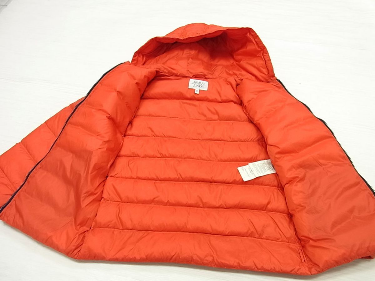 定価7万円☆ARMANI JUNIOR アルマーニジュニア ダウンジャケット 10A