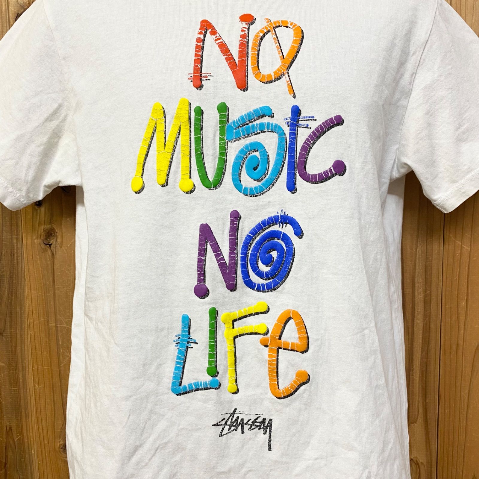 タワーレコード no music no life tシャツ STUSSY TOWER RECORDS NMNL