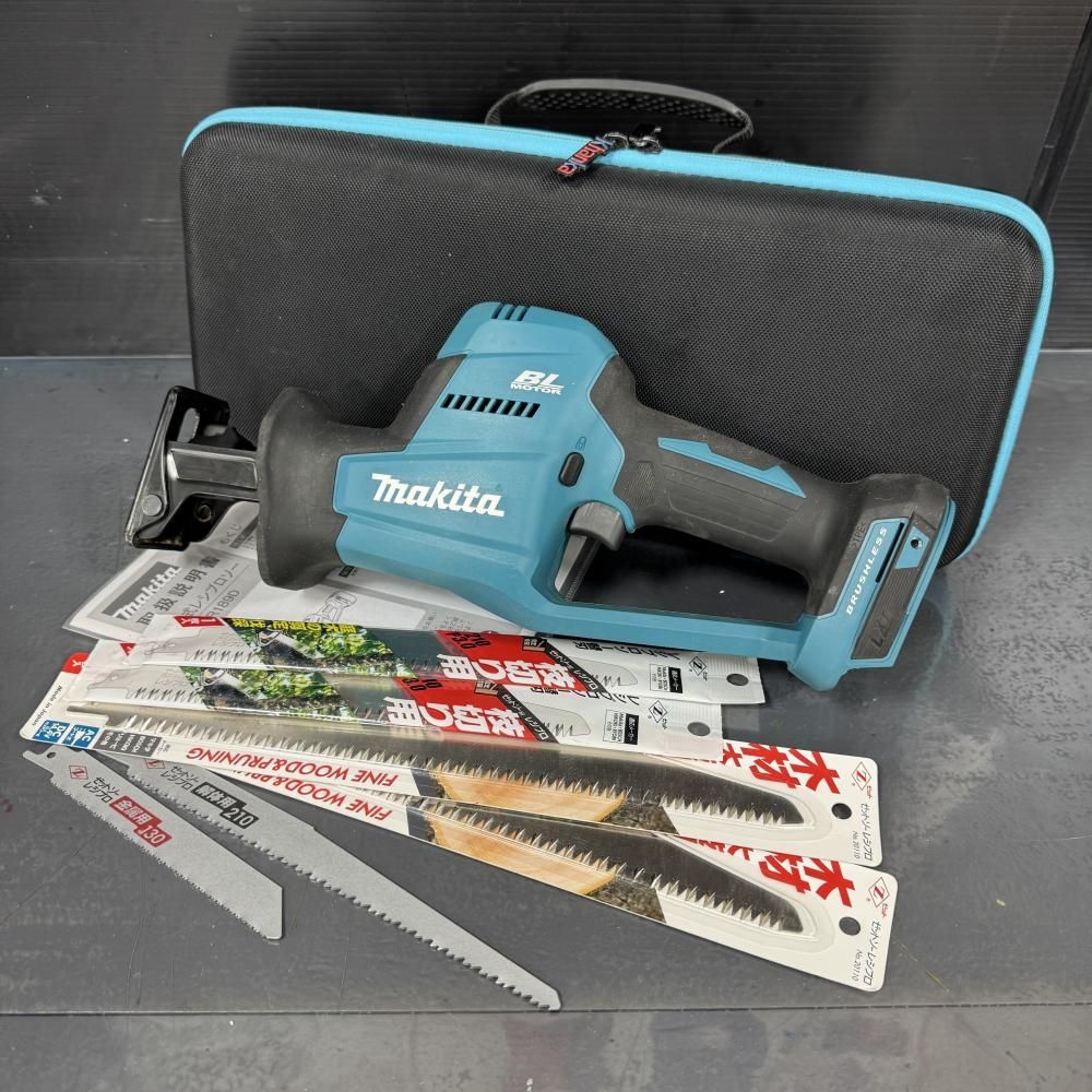 【中古】makita JR189DZ 18V充電式レシプロソー（本体）+おまけ付き【202】