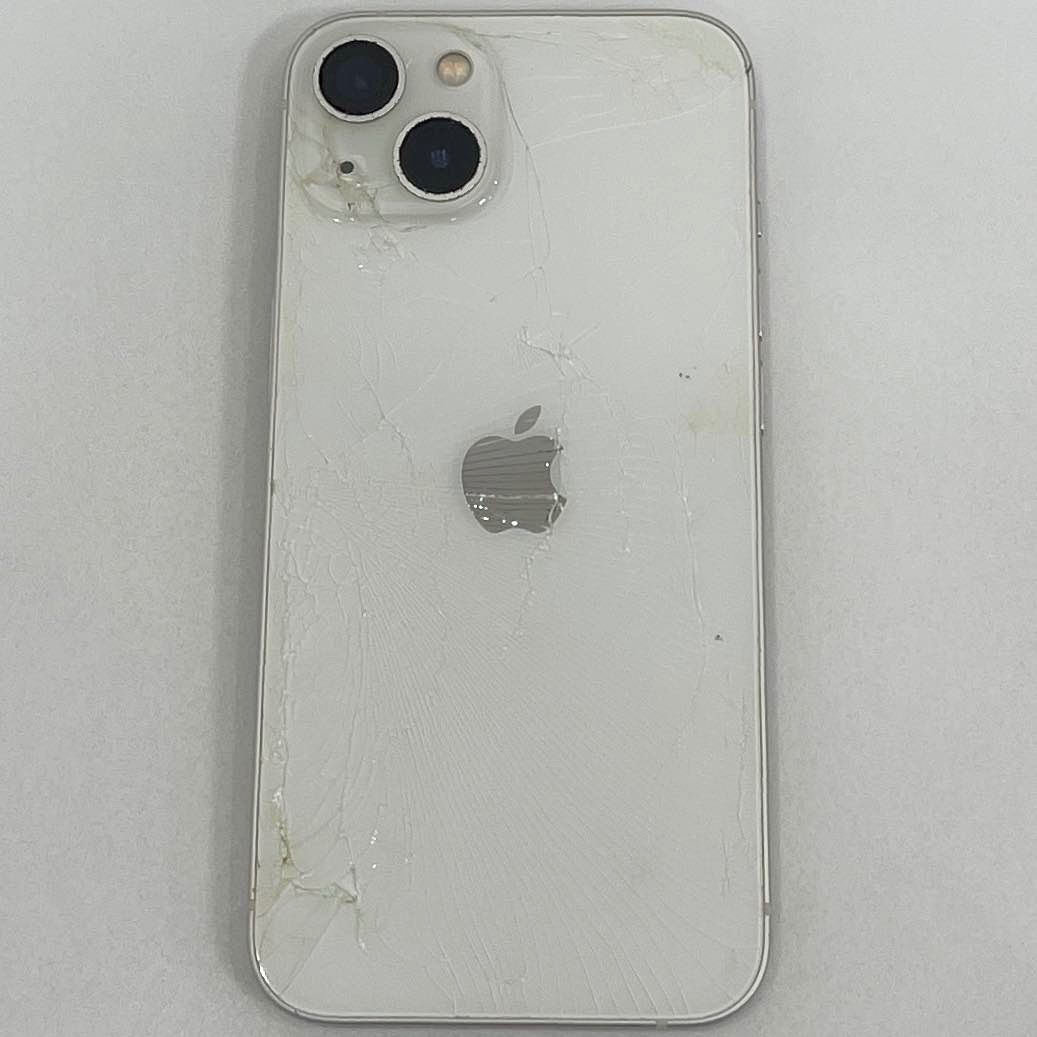 Apple iPhone 13 スターライト背面割れ・傷あり iPhone13 128GB スターライト 背面割れジャンク - メルカリ