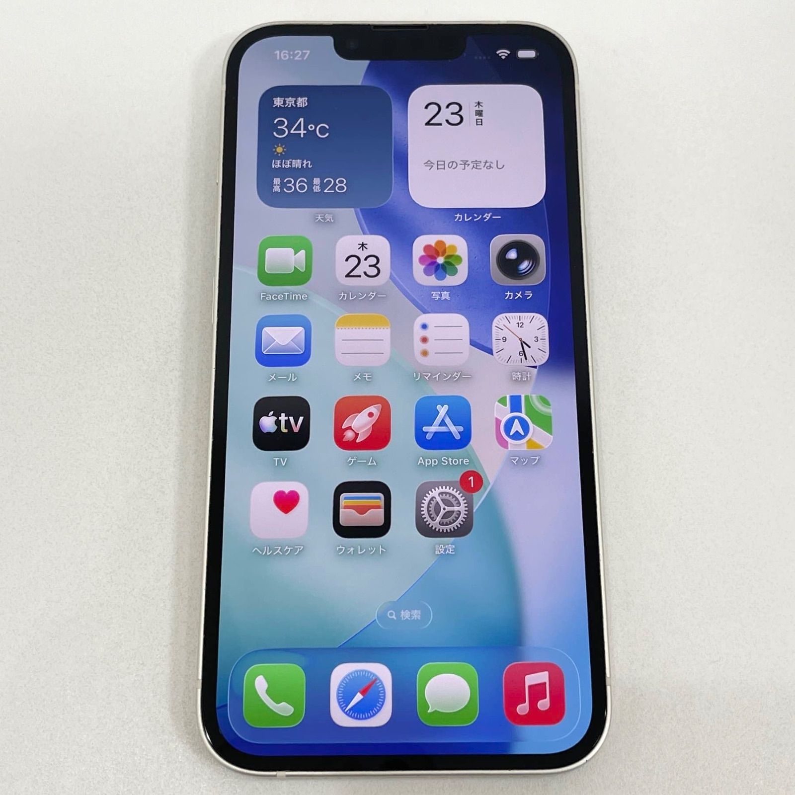 iPhone13 128GB スターライト 背面割れジャンク - メルカリ