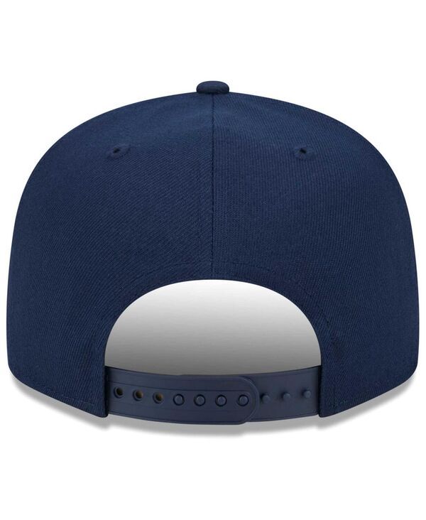 ニューエラ メンズ アクセサリー 帽子 New Era Mens Navy New England Patriots Main Script 9FIFTY Snapback Hat Navy ネイビー