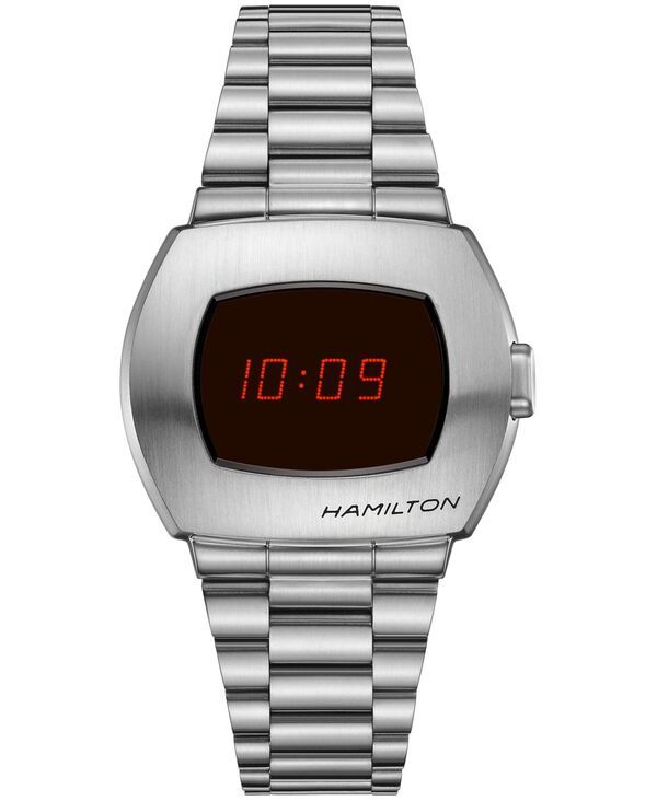 ハミルトン メンズ アクセサリー 腕時計 Tシャツ Hamilton Unisex Swiss Digital Pulsar Stainless Steel Bracelet Watch 347x40
