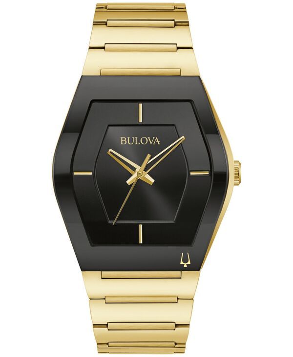 ブロバ メンズ アクセサリー 腕時計 ミニ Tシャツ Bulova Mens Gemini GoldTone Stainless Steel Bracelet Watch 40mm Gold ゴールド