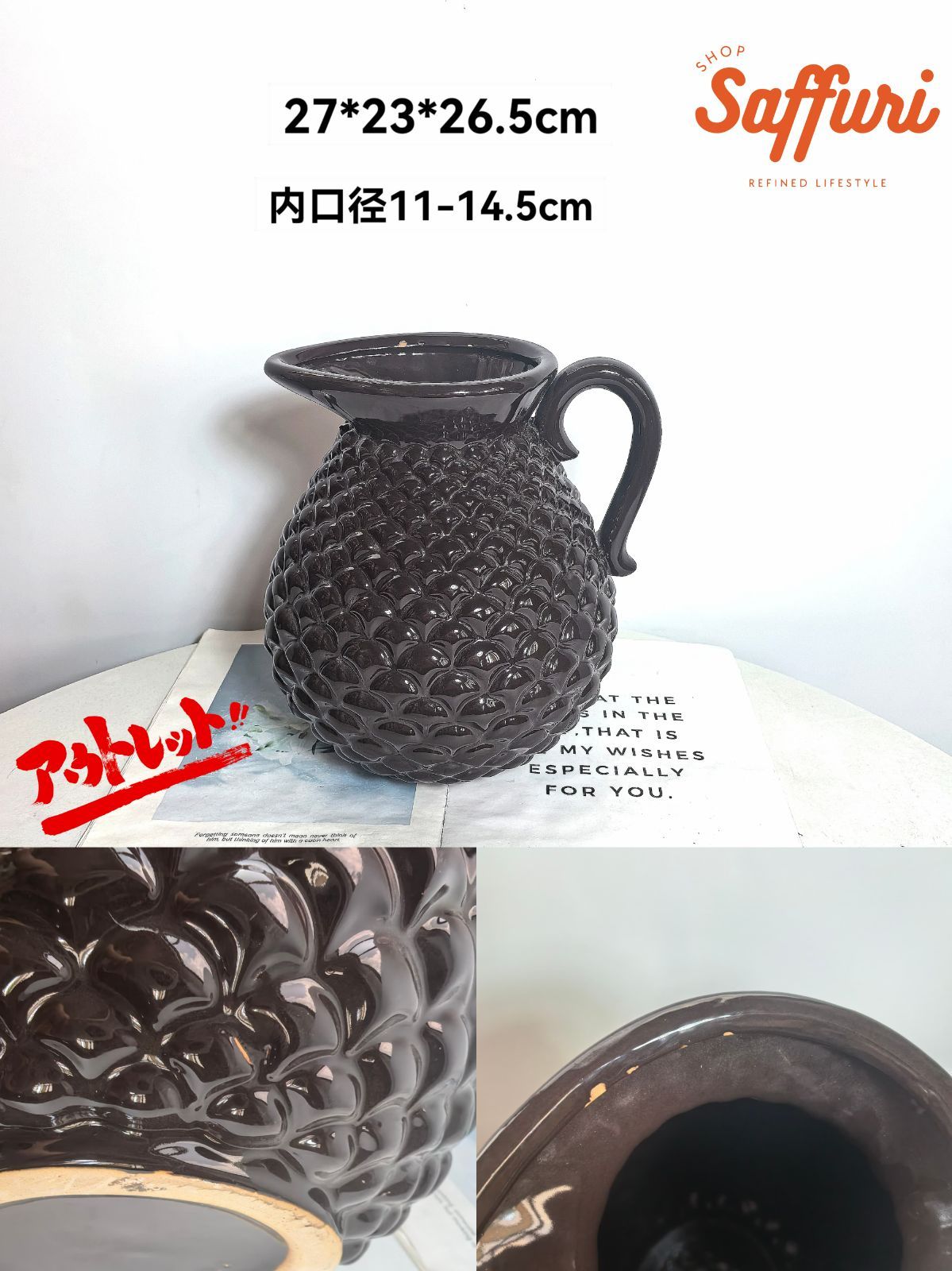 EI07【訳ありsale】　高品質　北欧　デザイン　花瓶　置物　陶器　お買い得　おしゃれ　セール　フラワーベース　限定　一輪挿し　レア　おすすめ　海外　インテリア　店舗　ドライフラワー　オブジェ　小物