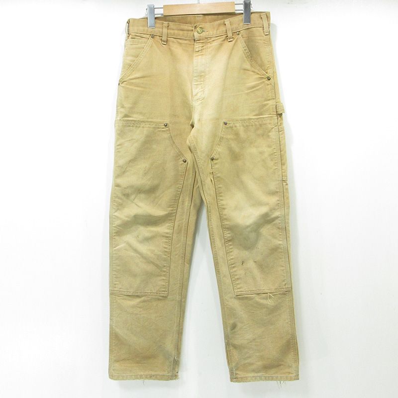 USA製 38×30 Carhartt ダブルニー ベージュ 90s Y2K 三重本店】 中古 Carhartt | カーハート ダブルニーペインターパンツ