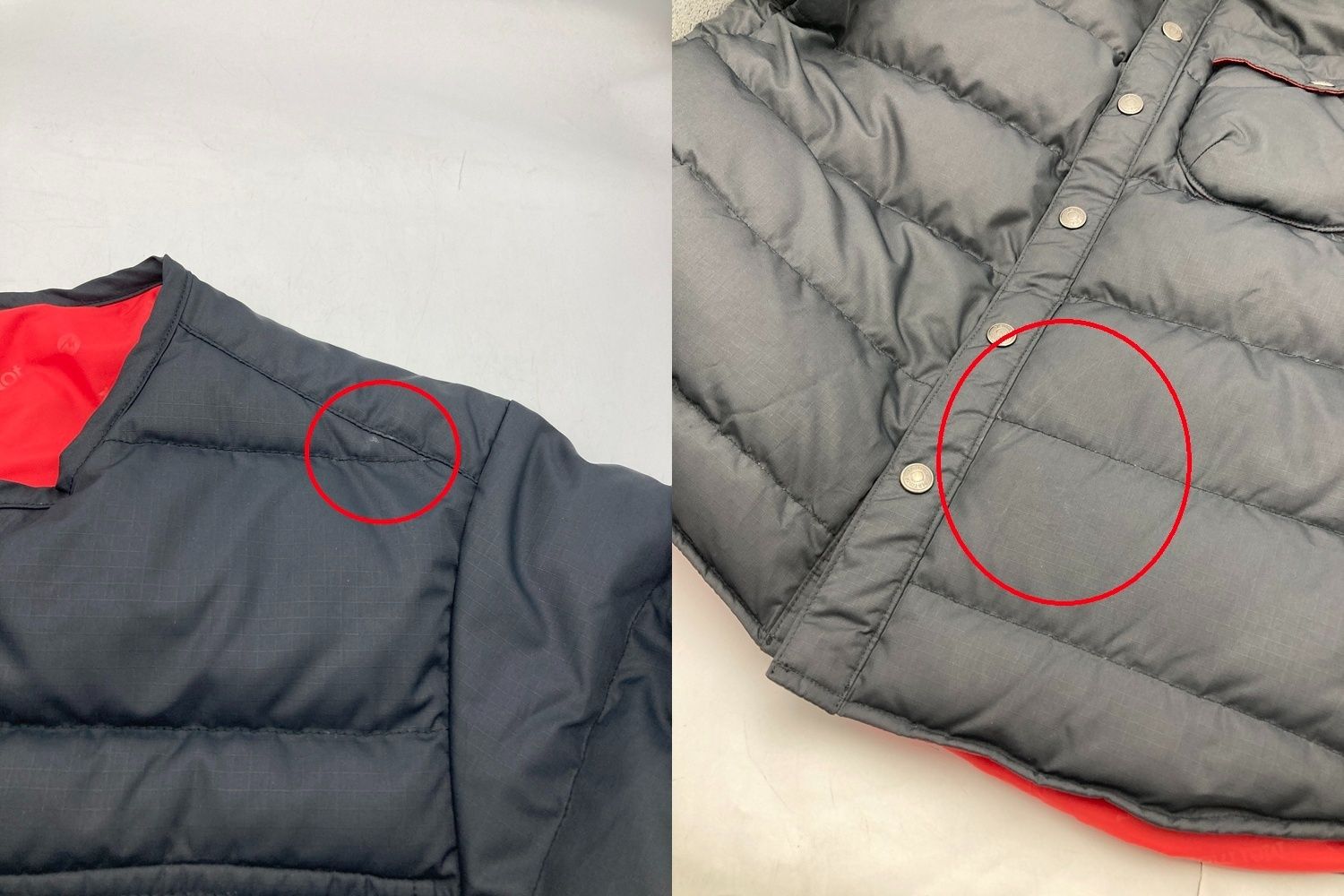 Marmot × KATO' × NANGA トリプルコラボ 半袖ダウンジャケット サイズS