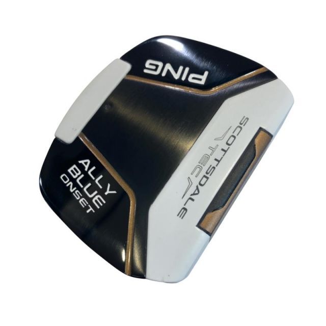 【中古】 ピン Scottsdale TEC ALLY BLUE ONSET CB 37インチ(SS TOUR 1.0P) パター PT スチール (フレックスその他) メンズ 男性用 右利き 右用 Bランク ゴルフクラブ