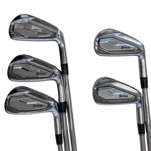 中古】 ダンロップ SRIXON ZX5 6S アイアンセット IR 純正特注シャフト