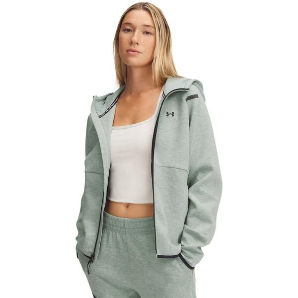 アンダーアーマー レディース アウター パーカー・スウェット フリース Under Armour Womens Unst Fleece Full Zip Hoodie Green グリーン 17,140円