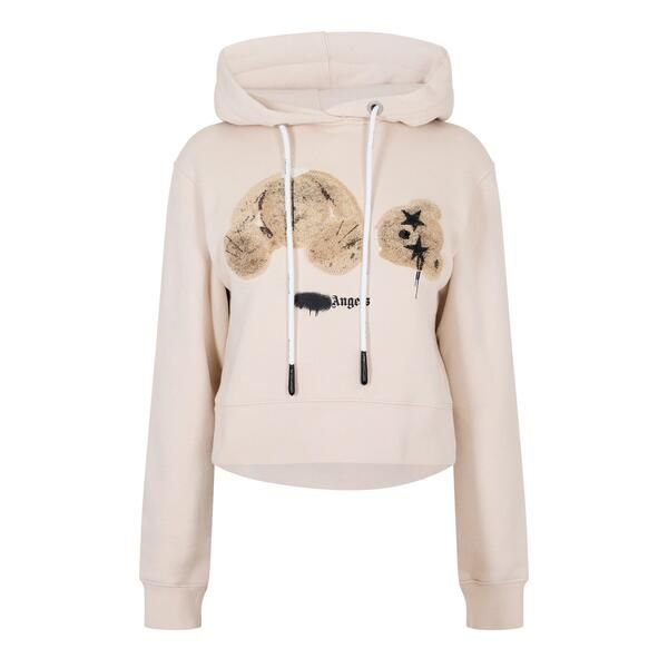 パーム・エンジェルス レディース アウター パーカー・スウェット Palm Angels Womens Pa Bear Pull Over Hoodie Gray Brown グレー