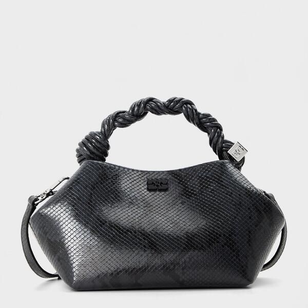 ガニー レディース バッグ Ganni Womens Bou Small Crossbody Bag Black Oyster ブラック
