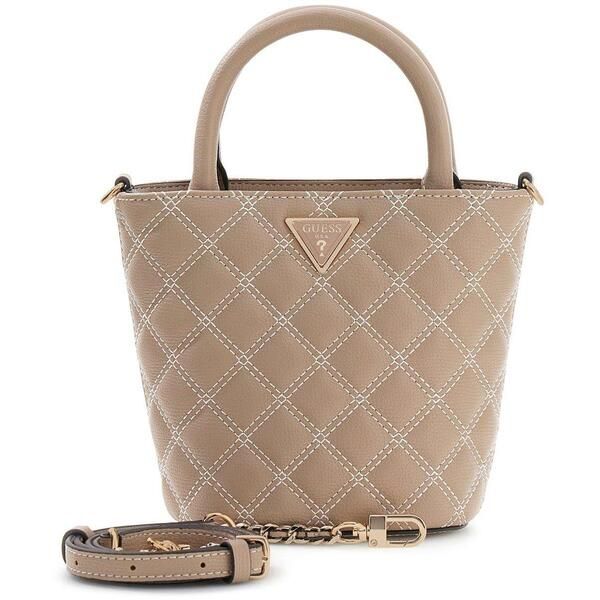 ゲス レディース バッグ Guess Giullly XSTot Ld61 Dark Taupe トープ
