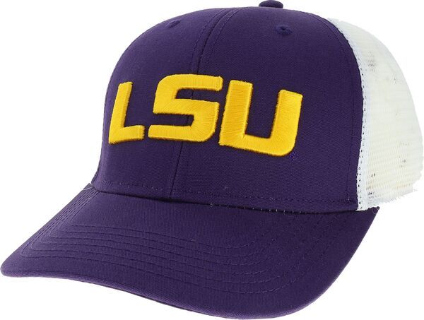 リーグレガシー メンズ アクセサリー 帽子 LeagueLegacy Mens LSU Tigers Purple MidPro Adjustable Trucker Hat NoColor パープル