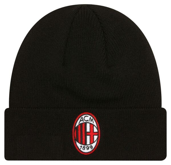 ニューエラ メンズ アクセサリー 帽子 New Eradult AC Milan Black Away Cuffed Beanie NoColor ブラック