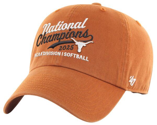 フォーティーセブン レディース アクセサリー 帽子 47 Adult 2025 Womens College World Series Champions Texas Longhorns Cleanu