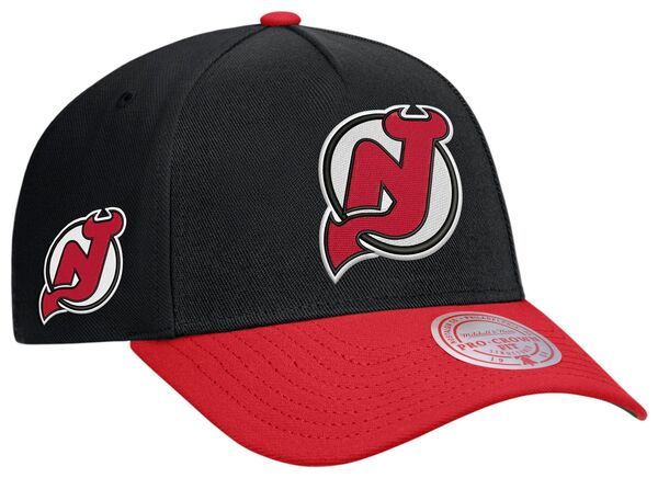 ミッチェルネス メンズ アクセサリー 帽子 ジャージー Mitchell Ness Mens New Jersey Devils Black Got 5 Pro Snapback Hat NoColo