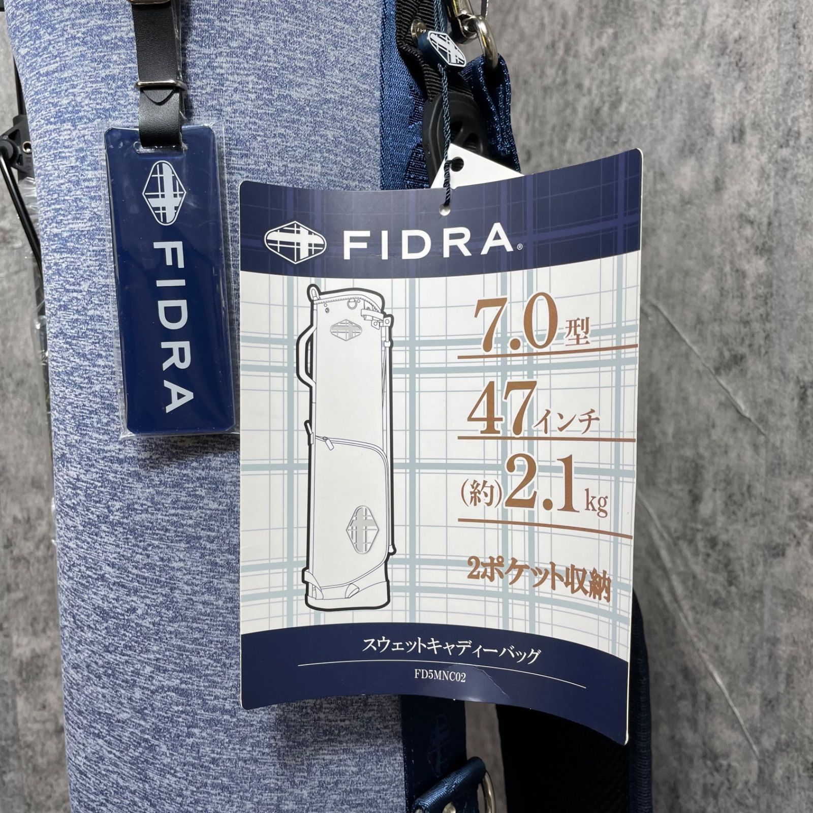 新品タグ付❗️ FIDRA フィドラ スタンド式キャディバッグ 7型 2分割