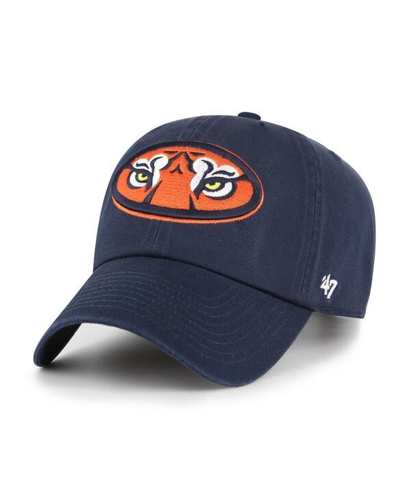 47 ブランド メンズ アクセサリー 帽子 47 Brand Mens Navy Auburn Tigers Clean Up Adjustable Hat Navy ネイビー