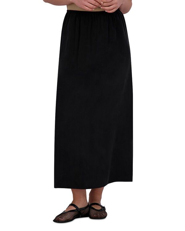 ポイント レディース ボトムスカート A ライン Point Brushed A Line Skirt Black ブラック