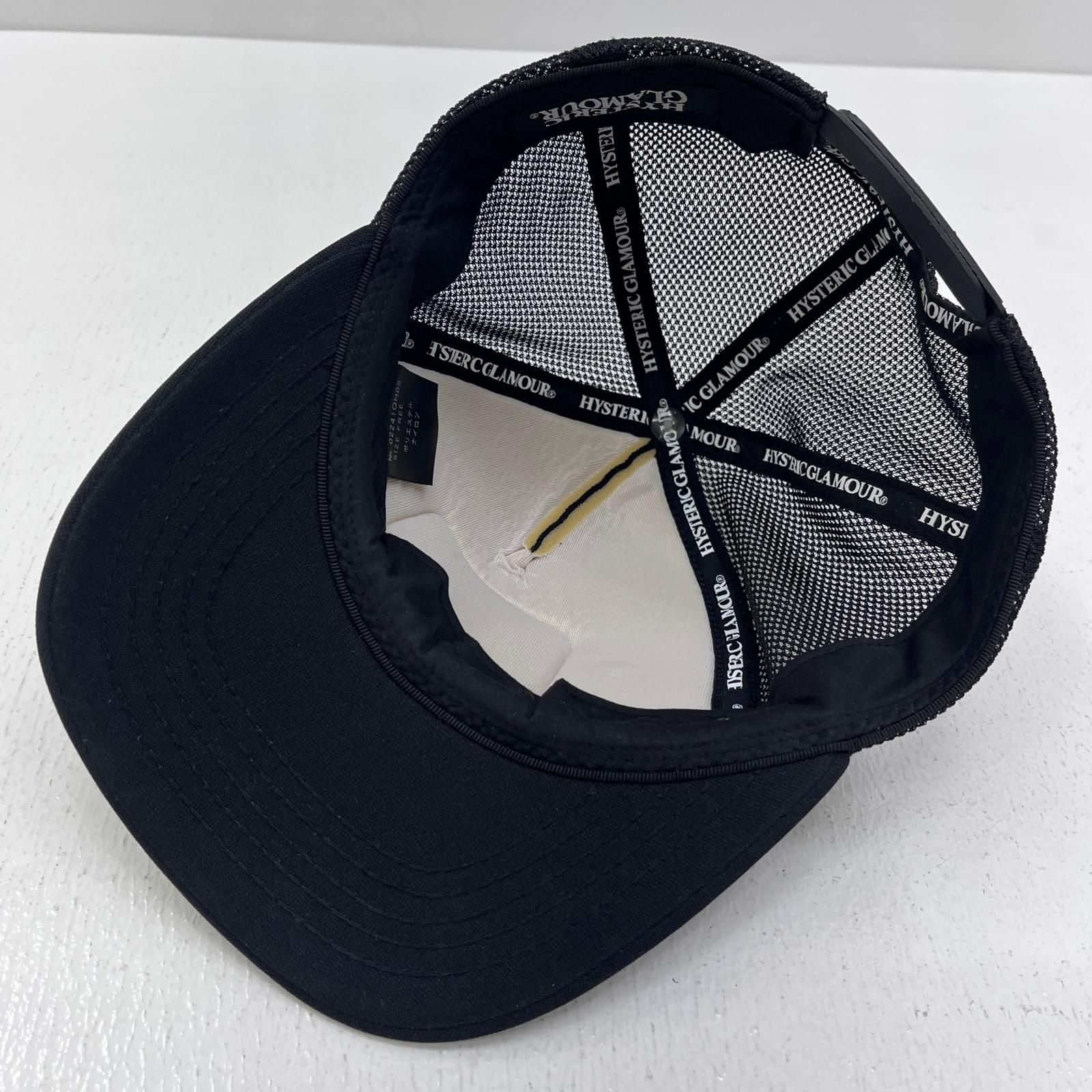 【加古川店】 中古 HYSTERIC GLAMOUR | ヒステリックグラマー キャップ HYS HATワッペン 02241QH05 ブラック 【118】