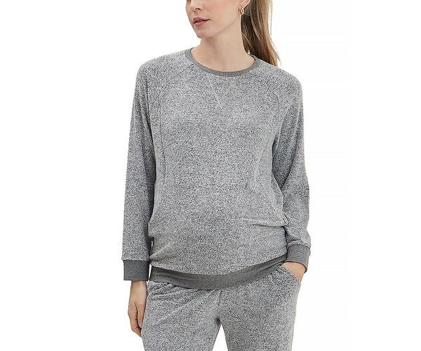 ノム レディース アウター パーカー・スウェット シャツ Nomaternity Nursing Sweatshirt Grey グレー