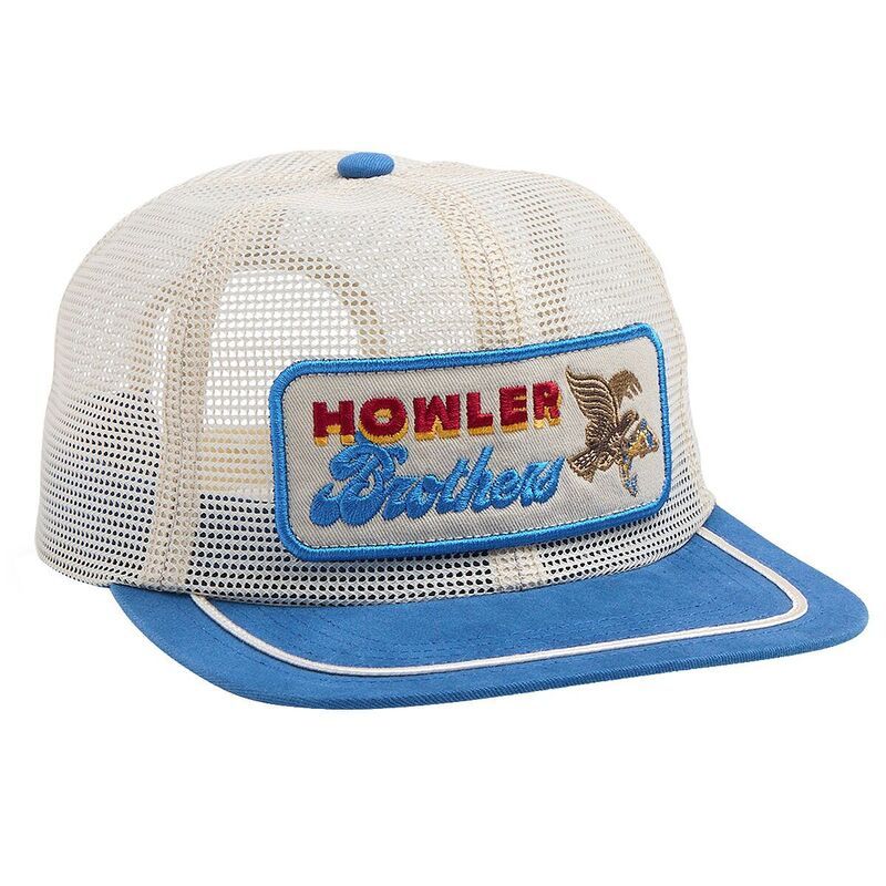 ハウラーブラザーズ メンズ アクセサリー 帽子 Howler Brothers Unstructured Snapback Hat Feedstore Osprey Stone Blue ブルー