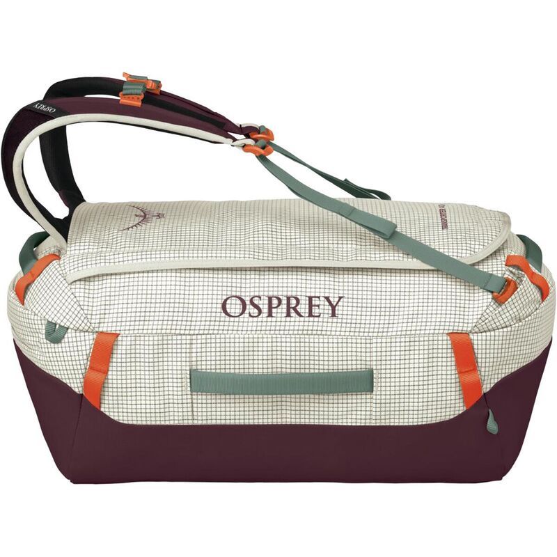 オスプレーパック メンズ バッグ Osprey Packs Transporter 40L Duffel Mystery WhiteMoody Burgundy ホワイト