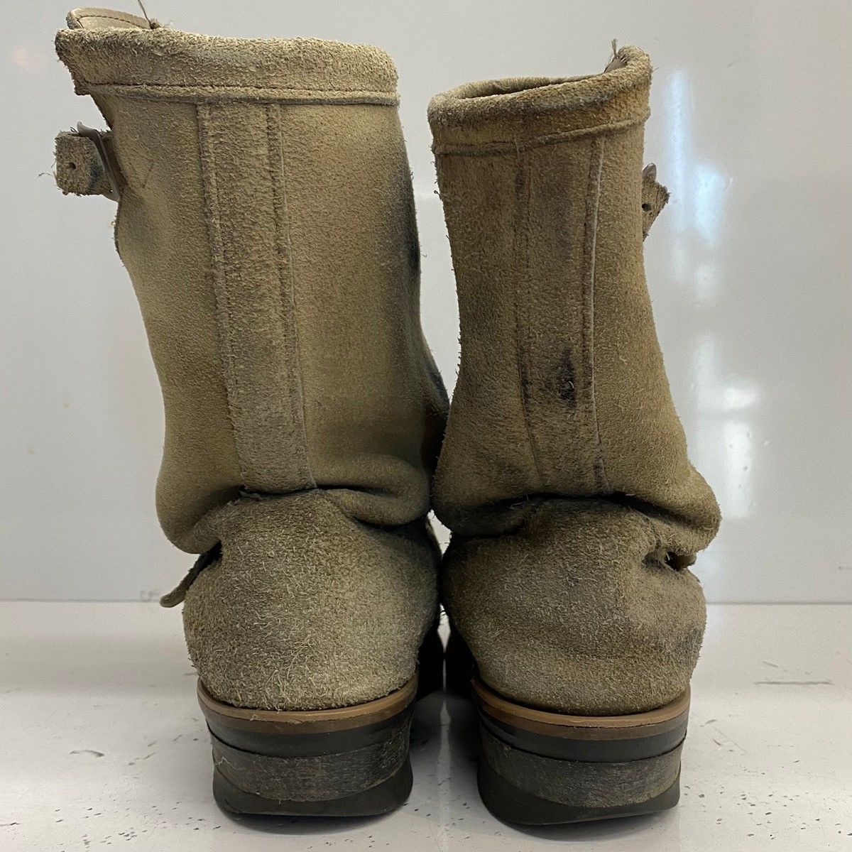 チペワ CHIPPEWA 90's 黒タグ USA製 PT83 6E スエード スチールトゥ