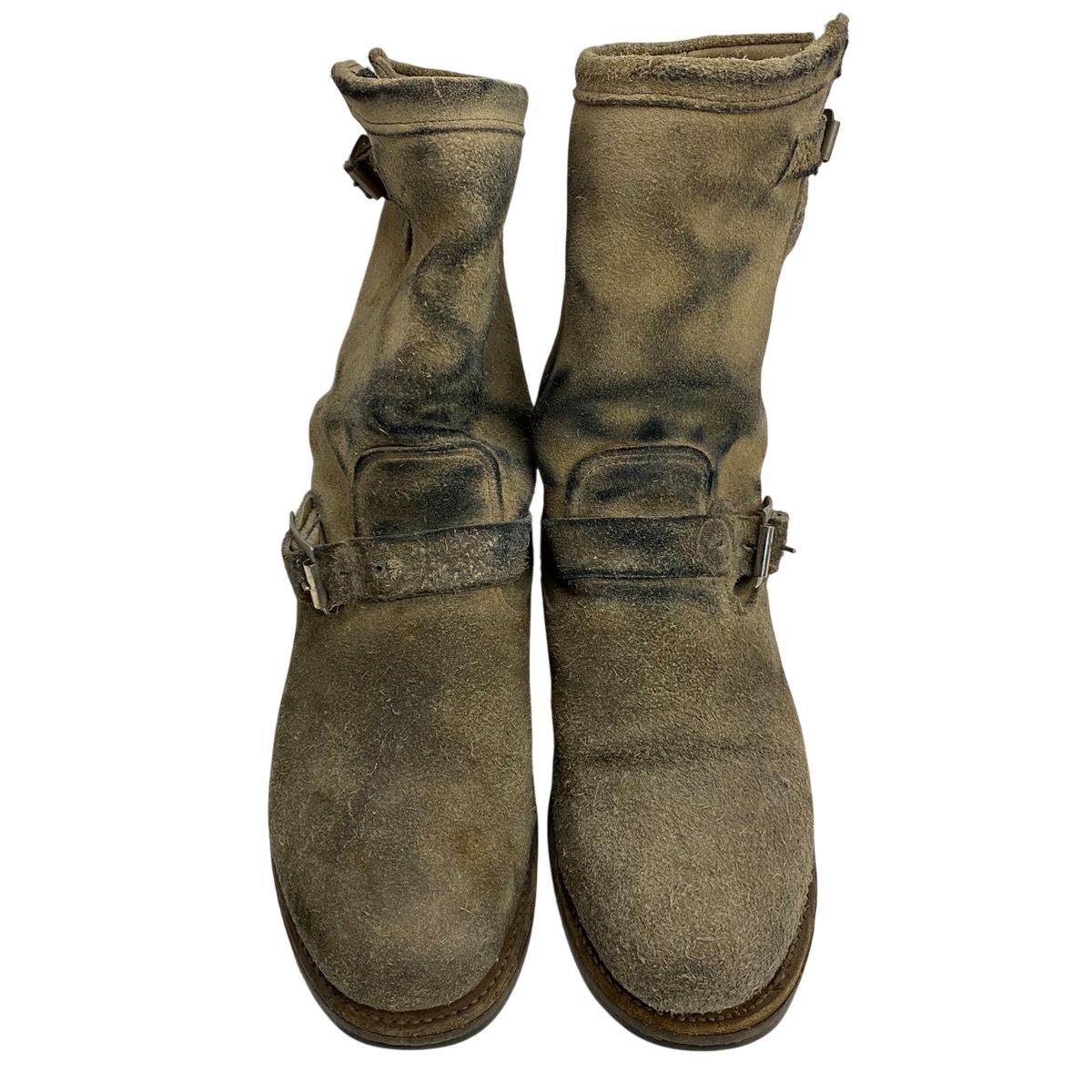 チペワ CHIPPEWA 90's 黒タグ USA製 PT83 6E スエード スチールトゥ