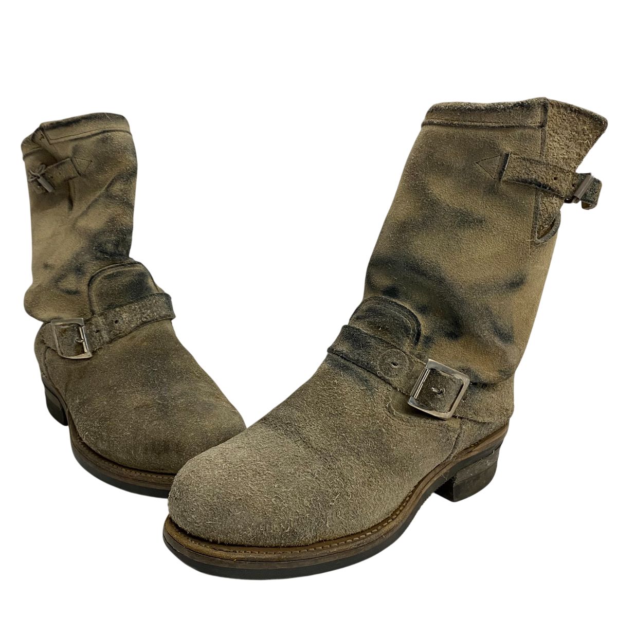 チペワ CHIPPEWA 90's 黒タグ USA製 PT83 6E スエード スチールトゥ