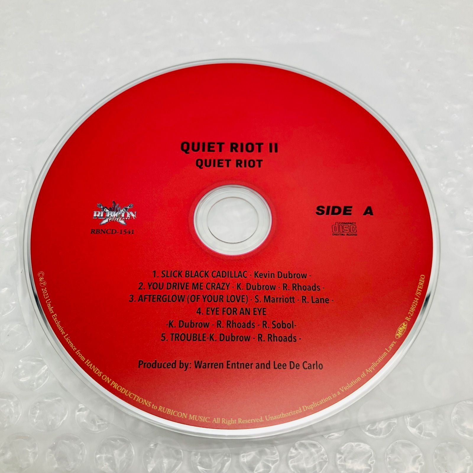 CD 洋楽 QUIET RIOT クワイエット・ライオット 暴動に明日はない 帯