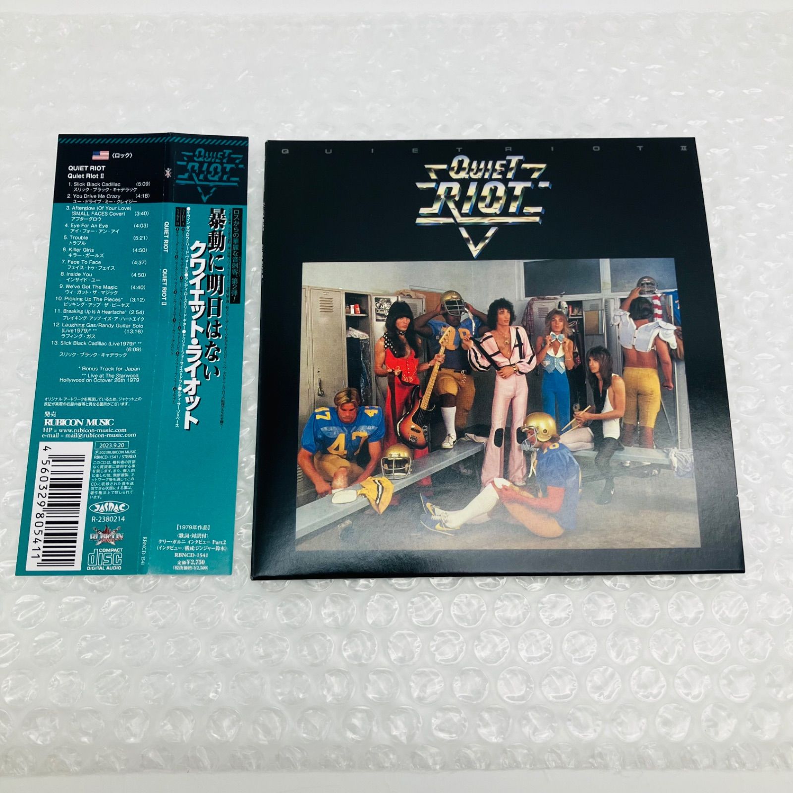 CD 洋楽 QUIET RIOT クワイエット・ライオット 暴動に明日はない 帯