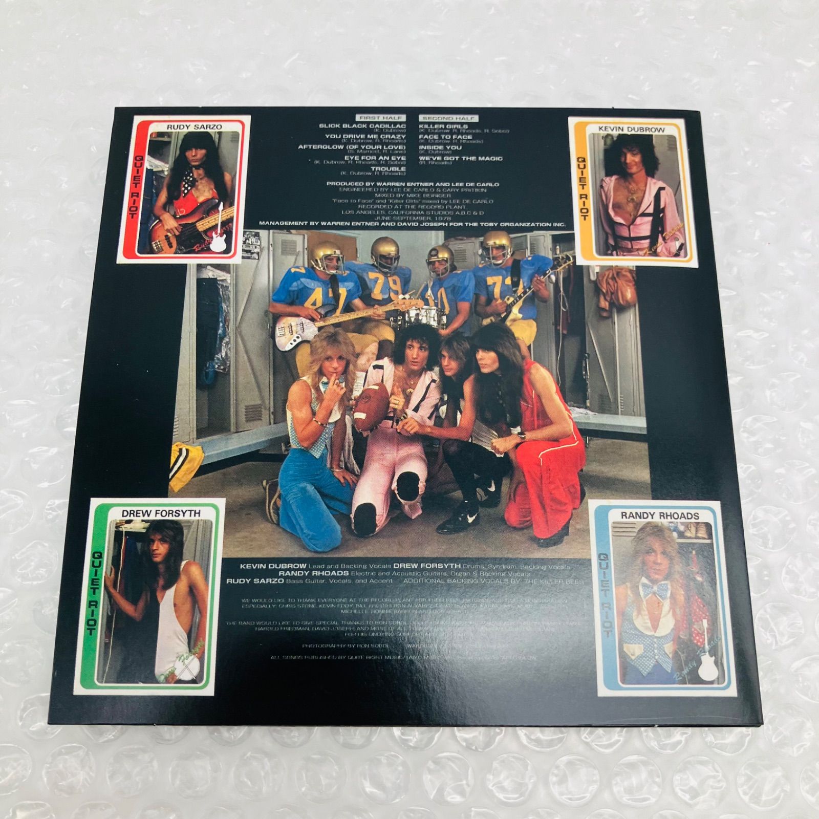CD 洋楽 QUIET RIOT クワイエット・ライオット 暴動に明日はない 帯