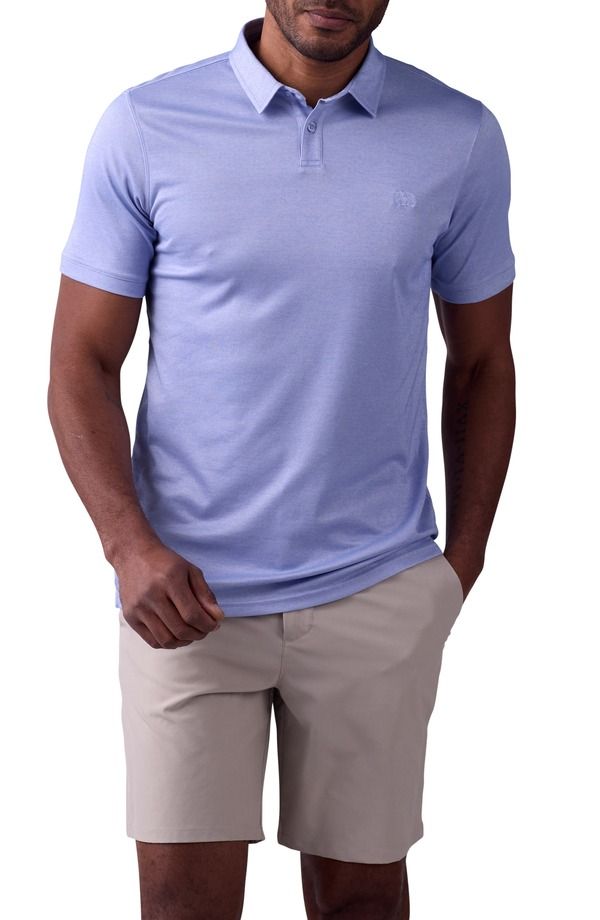 ノーマルブランド メンズ トップス シャツ The Normal Brand Performance Piqu Polo Glacier
