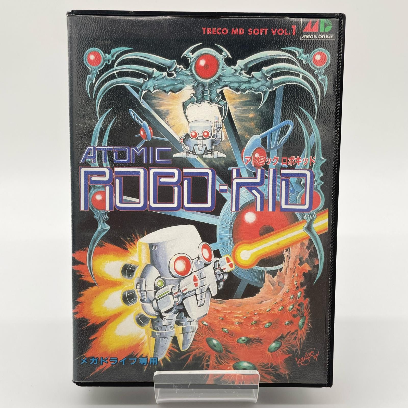 【尾張小牧店】 中古 | トレコ ゲームソフト メガドライブ／アトミックロボキッド※ハガキあり・T-24013／1990年製 【607】