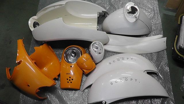 クレアスクーピー　AF55　の　外装　カウルセット　傷:#1784682425