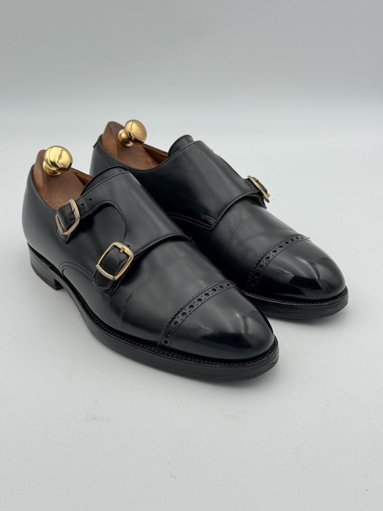 クロケット&ジョーンズ Crockett & Jones製 ロイド ダブルモンク UK6