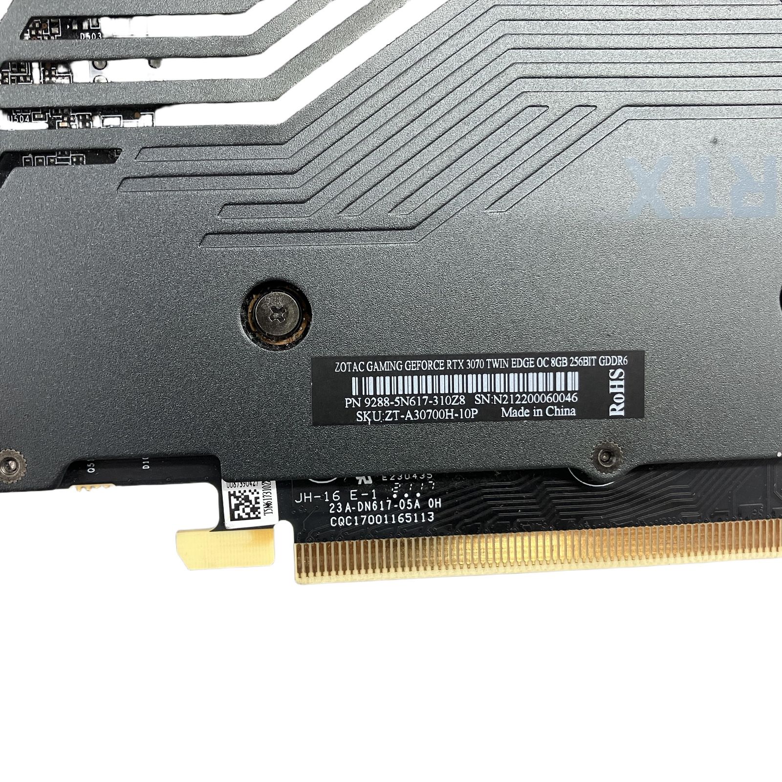 ZOTAC RTX 3070 訳ありジャンク品 - メルカリ