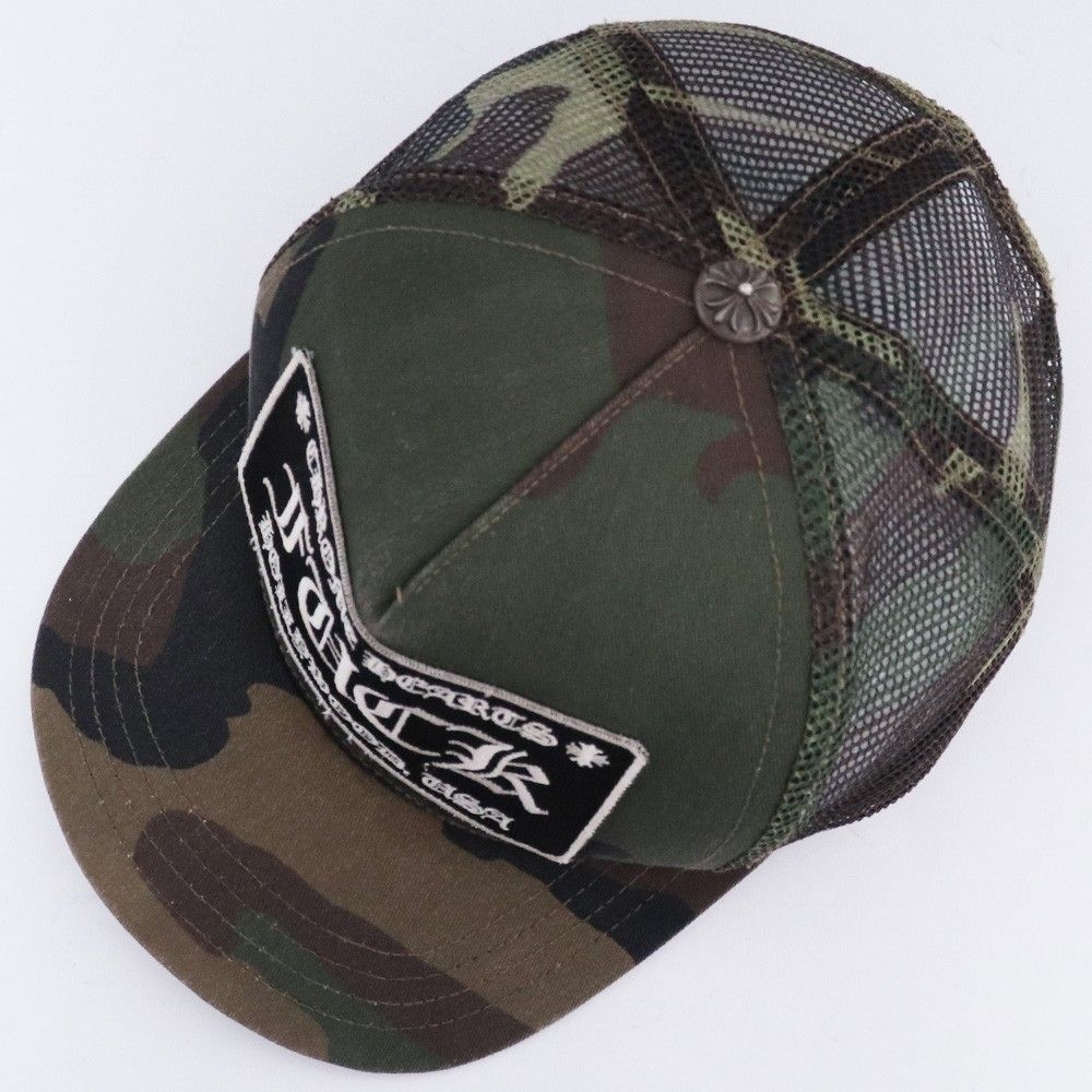 CHROME HEARTS FUCK トラッカーキャップ カモフラ カーキ - メルカリ