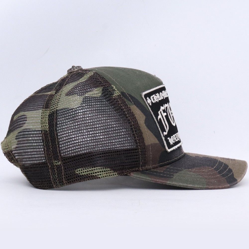 CHROME HEARTS FUCK トラッカーキャップ カモフラ カーキ - メルカリ